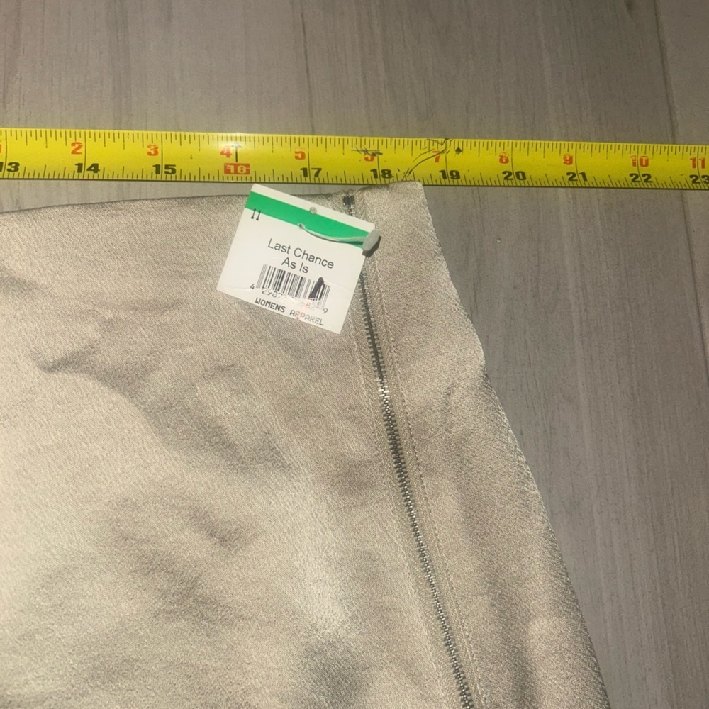 NEW VINCE‎ side zip detail satin zip skirt Size XL - Picture 9 of 12